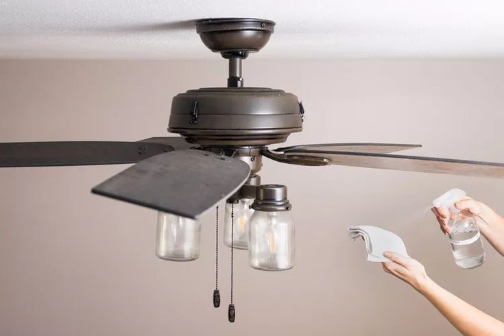 Ceiling fan cleaning service